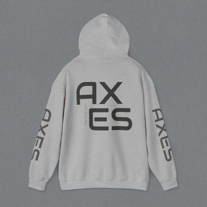 Stylish Unisex Heavy Blend™ Hooded Sweatshirt - Modern Design with 'AXES' Graphics