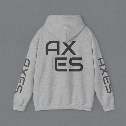 Stylish Unisex Heavy Blend™ Hooded Sweatshirt - Modern Design with 'AXES' Graphics